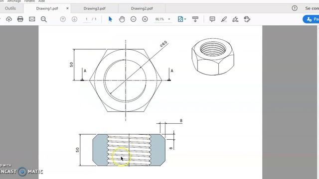 CATIA V5 PART DESIGN # 1: HEX NUT смотреть онлайн