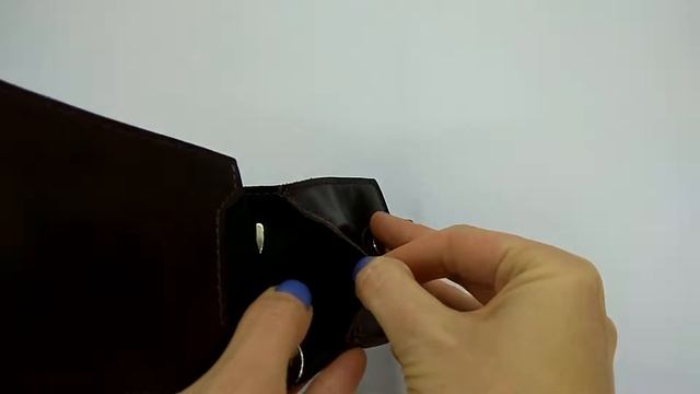 Зажим для денег с RFID защитой коричневый Locker Clamp Brown смотреть онлайн