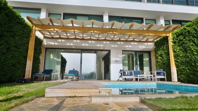 BIOHACTOUR. Отели в Бодруме 5 звёзд с велнес.FAMILY VILLA WITH GARDEN JACUZZY#Отели в Бодруме 1лини смотреть онлайн