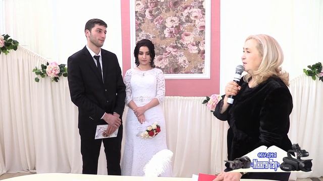 СВАДЬБА ХАМИДА И МАРИНЫ.ЗАГС.14.01.2018г. смотреть онлайн