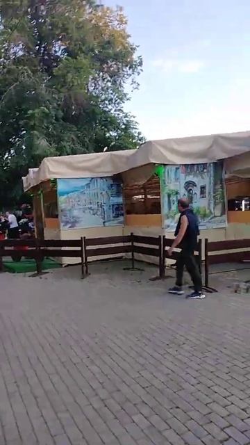 Летний ресторан в парке Пушкина, Челябинск смотреть онлайн