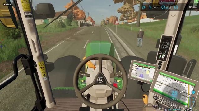 #FS22 The Old Stream Farm ч.12 Купили трактор Jonh Deere 8R 410 смотреть онлайн
