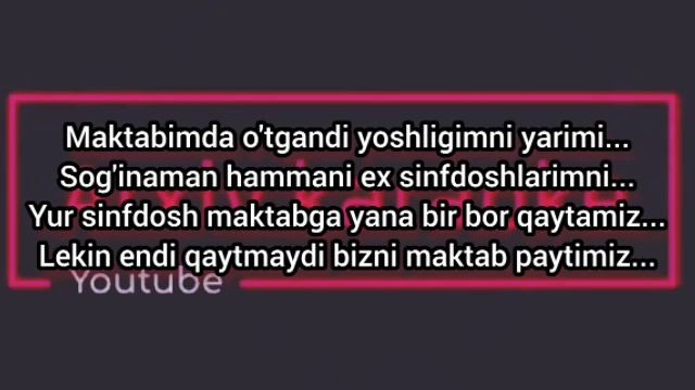 Behruz ( Yagzon )- Xayr Maktabim...