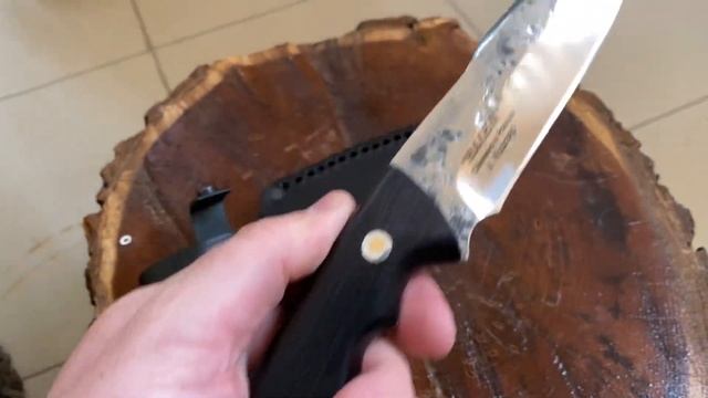 Кизлярский нож Налим из кованой стали Х12МФ смотреть онлайн