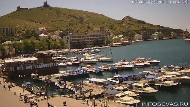 Балаклава, набережная Назукина.04 июня 2020 года смотреть онлайн