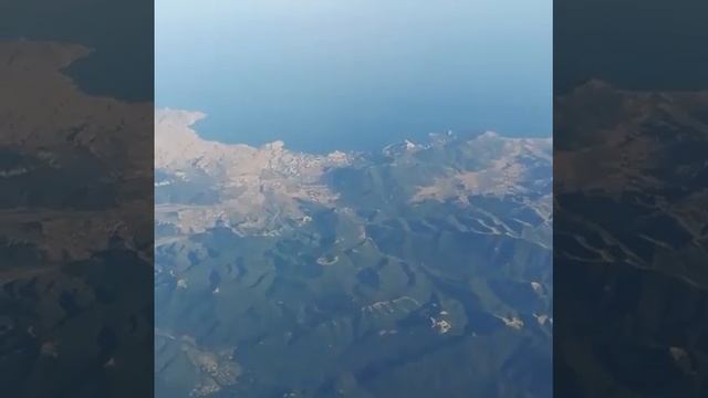 Город Судак - вид из самолёта. Июнь 2018 смотреть онлайн