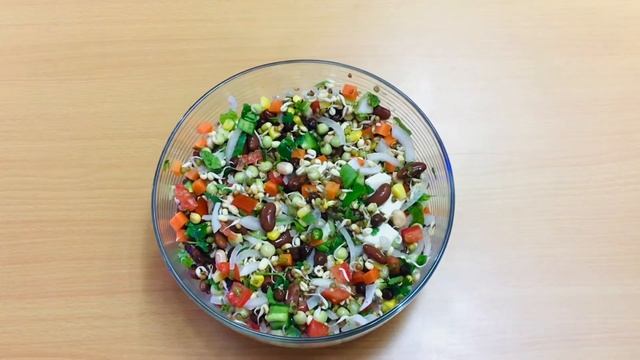 How to Make Sprouts Salad | प्रोटीन सलाद | Weight Loss Recipe Healthy Sprout Salad | Veg Salad | смотреть онлайн