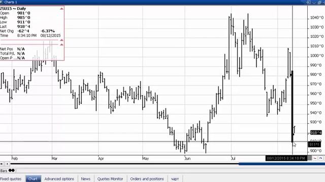 Ежедневный обзор товарных рынков от WildBearCapital 13.08.2015 смотреть онлайн