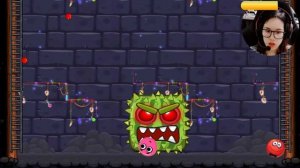 RED BALL 4 WATERMELON BALL & PINK BALL 'FUSION BATTLE' with FRIEND BOSS 1 & WATERMELON BOSS 5