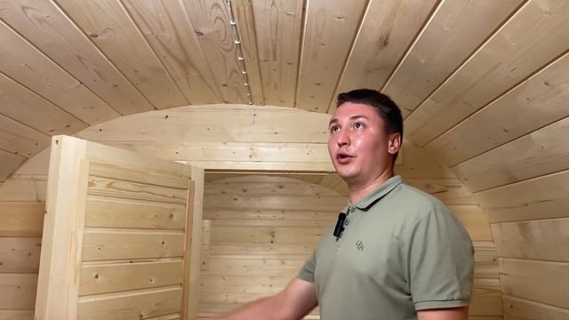 Баня бочка квадро 6 метров вход сбоку, трехсекционная видеообзор смотреть онлайн