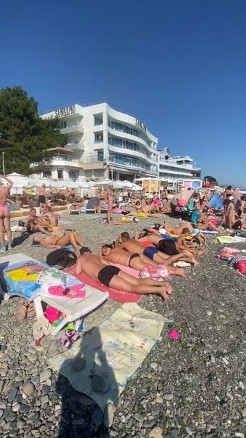 Сочи пляж "Цирк" июль 2023 смотреть онлайн