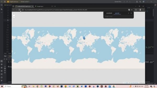 HTML Карта! Легко и Быстро на Python! Библиотека "folium"