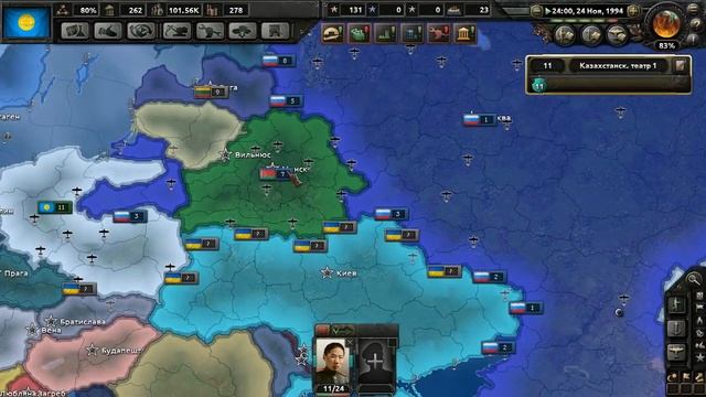 Hearts of Iron IV Modern Times - Казахстан (4) - Подготовка! смотреть онлайн