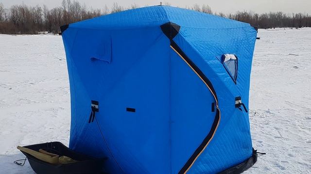 моя палатка для рыбалки 190×190×200 смотреть онлайн