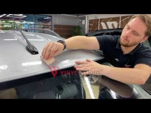 Инструкция по оклейке полосы над лобовым стеклом Лада Ларгус