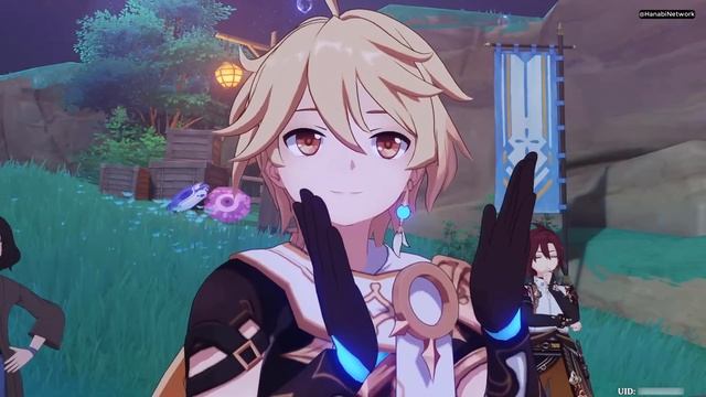 Itto & Paimon Singing Performance - Genshin Impact 4.6 CUTSCENE