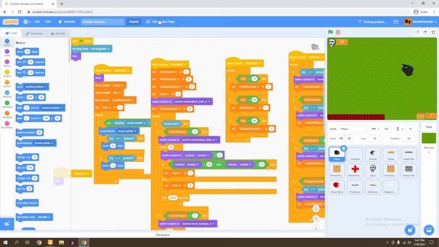 How to Save and Upload Your Scratch Games | Scratch 3.0 Tutorial смотреть онлайн