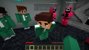 Мы с Друзьями Прожили 7 Дней в Игре Кальмара в Майнкрафт..