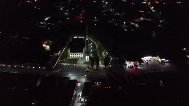 с. Герменчук (НОЧЬ) видео с коптера 4K смотреть онлайн