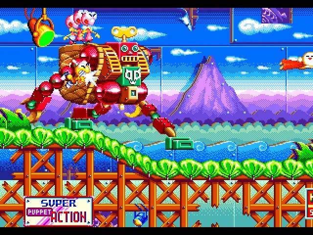 Dynamite Headdy (Walkthrough) - Chapter 1