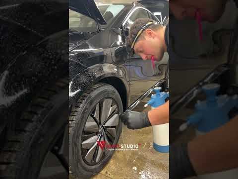 Инструкция по оклейке передних крыльев Nissan Ariya в защитную пленку