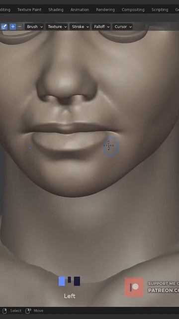 Sculpting in Blender - Stylized Girl #shorts смотреть онлайн