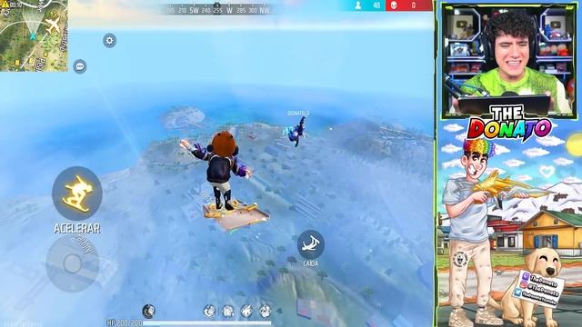 ASI ES JUGAR FREE FIRE EN UNA CUENTA CON 50 MIL PUNTOS EN CLASIFICIATORIA *GRAN MAESTRO* | TheDonat