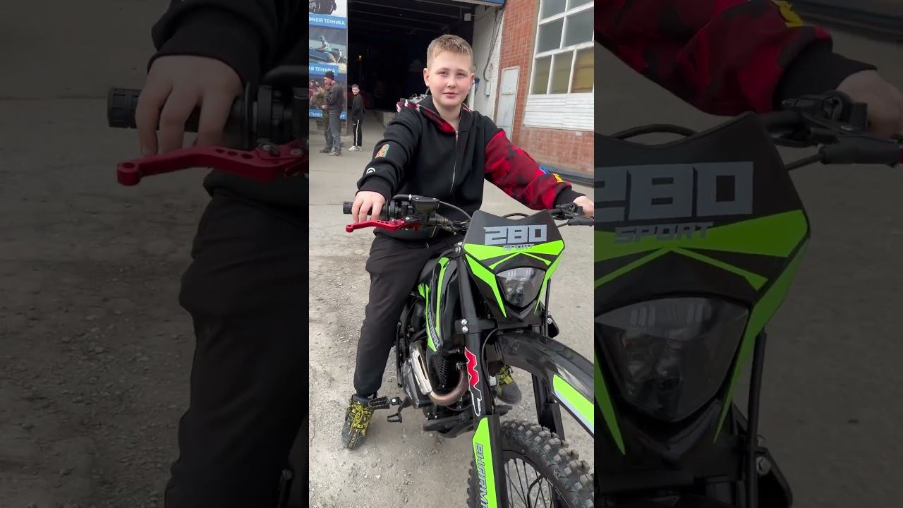 В 11 ЛЕТ УЖЕ НА SHARMAX 280 SPORT #sharmax #automobile #motosnab #offroad #motovlog #moto #pitbike смотреть онлайн