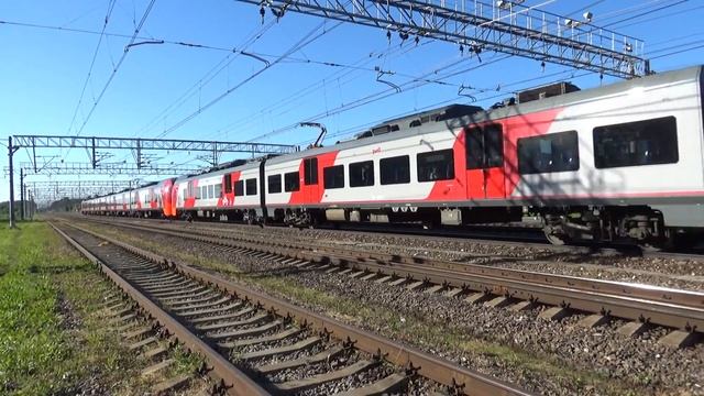 Электропоезда ЭС2Г-027/ЭС2Г-023 "Ласточка" смотреть онлайн