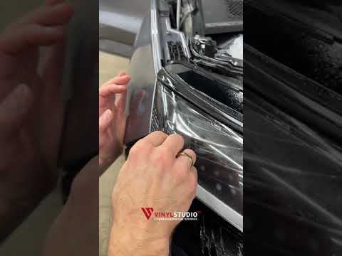 Инструкция по оклейке фар BYD Song Plus в защитную пленку