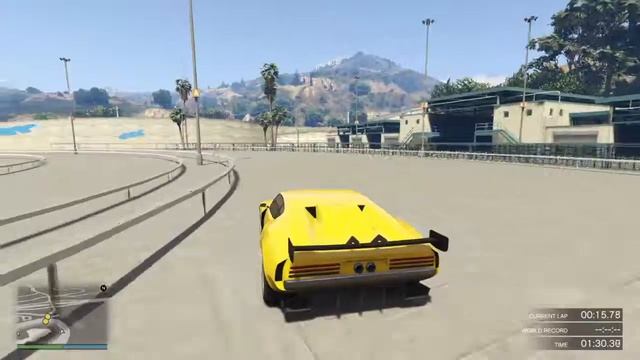GTA Online [PS4] - Vinewood CPR 500 (My course (My Time (Sports Classics/Viseris)) смотреть онлайн