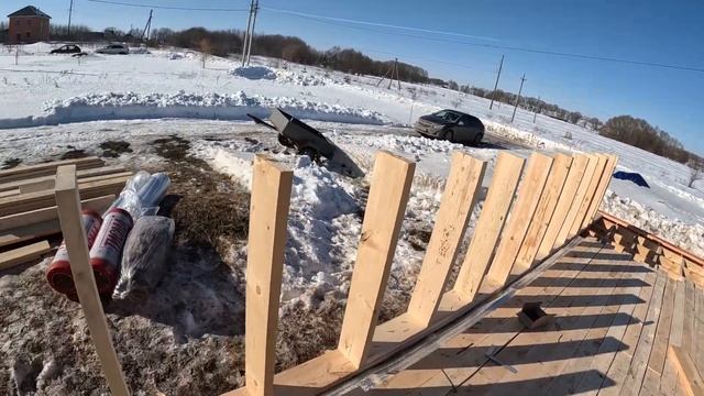 Строю А фрейм. День 7. Атиковые стены. Начало смотреть онлайн