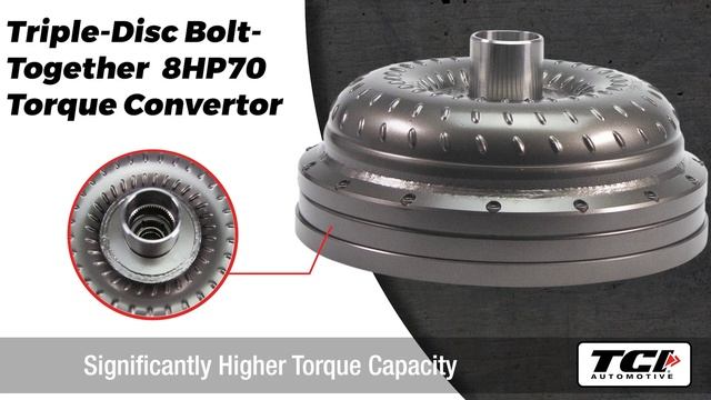 TCI® Triple-Disc, Bolt-Together 8HP70 Torque Converter for Dodge Gen III HEMI Engines смотреть онлайн