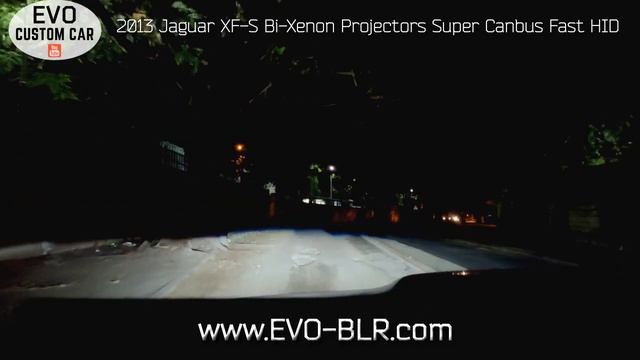 EVO Visibility : 2016 Jaguar XF 3.0 V6 Bi-Xenon Projector lens Upgrade On Road Beam Testing смотреть онлайн