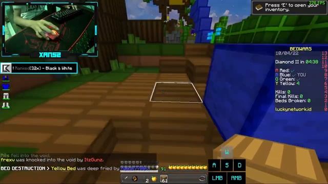 Review Ranked 32x Black&White (FPS BOOST) | Minecraft Bedwars Indonesia смотреть онлайн