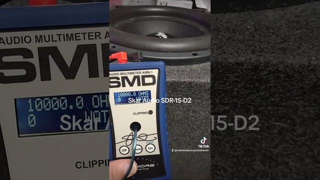 Skar Audio SDR-15-D2 Taking 2500 Watt's With Ease Taramps HD3000 #car #amp SMD-AMM1 #live #dyno #su