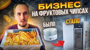 БИЗНЕС С НУЛЯ НА ФРУКТОВЫХ ЧИПСАХ. Как открыть производство сушенных чипсов и не ПРОГОРЕТЬ_