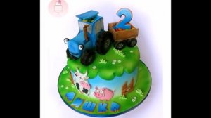 Торты с трактором, в форме трактора Tractor Cake