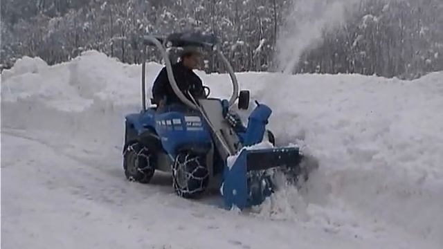 Multione M20 mini loader with Snow blower / Turbina sgombraneve / Schneefräse смотреть онлайн