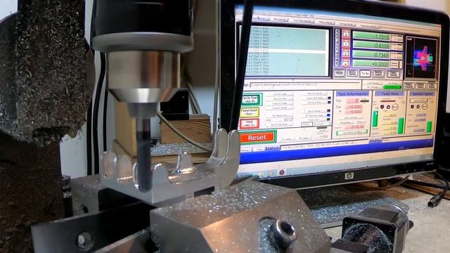 Sherline Mill, Mach 3 Control, Master Cam Program смотреть онлайн