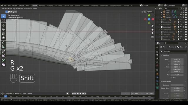 Feathered Dragon | Rigging Part 3 | Blender Timelapse смотреть онлайн