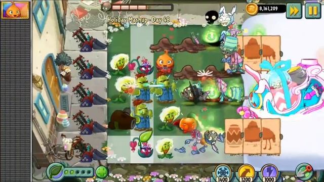 ❄ Zombot Seasonal Sleigh-er (Holiday Mashup - Day 48) | Plants Vs Zombies 2 Reflourished смотреть онлайн