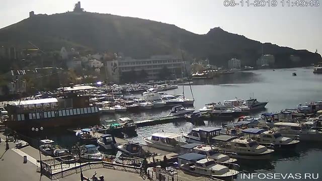 Балаклава, набережная Назукина.08 ноября 2019 года смотреть онлайн