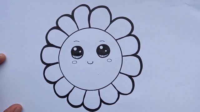 Rainbow Flower for kids Drawing | Bolalar rasm chizamiz | Рисуем для детей смотреть онлайн