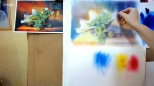 Секреты рисования "сухой кистью в цвете"/масло. Бесплатный онлайн МК Урок 2 "Натюрморт""