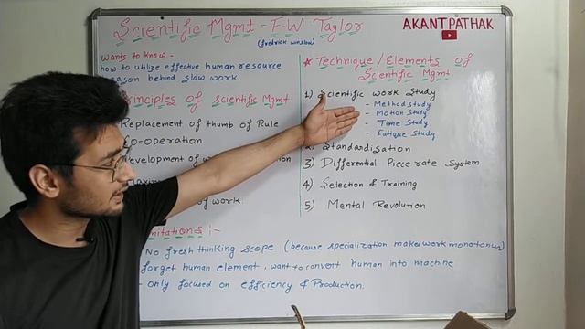 Scientific Management FW taylor in hindi || Principle of Management || Akant Pathak || BCA MCA BBA смотреть онлайн