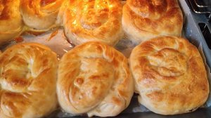 Вертута с яблоками,  вертута из тонкого вытяжного теста