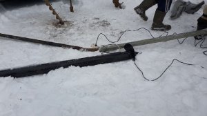 установка ворот на винтовых сваях