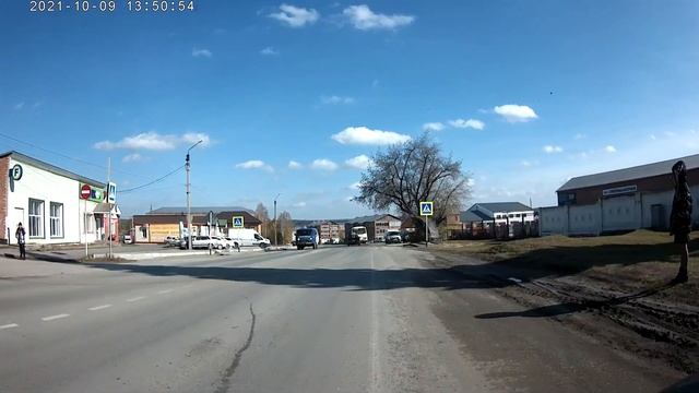 #117. 2021. По улице Коммунистической, мимо третьей школы // Маслянино смотреть онлайн