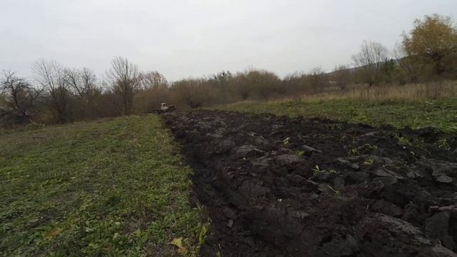 т 150 колісний плуг плн 5 35 оранка   2020